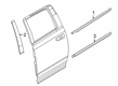 Ram Weather Strip Diagram - 68245334AE