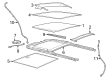 2022 Jeep Grand Cherokee Weather Strip Diagram - 68528644AA