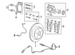 2023 Jeep Wrangler Brake Pad Diagram - 68386838AD