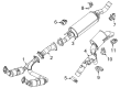Jeep Exhaust Clamp Diagram - 68438081AA