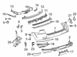 2012 Dodge Dart Parking Assist Distance Sensor Diagram - 1TK84TZZAA