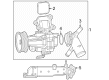 Jeep Water Pump Gasket Diagram - 68624571AA