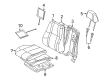Dodge Seat Cushion Diagram - 68158127AA
