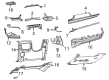 Jeep Grand Cherokee Steering Column Cover Diagram - 6VM03SA5AD