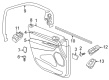 Jeep Grand Cherokee WK Door Moldings Diagram - 57010445AN