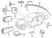 2022 Dodge Charger Air Bag Control Module Diagram - 68530280AA