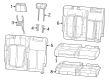 Jeep Wagoneer L Seat Cushion Diagram - 68418972AB