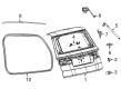 Jeep Wagoneer L Door Seal Diagram - 68343373AA