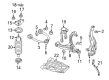 2022 Jeep Grand Cherokee WK Shock Absorber Diagram - 68298324AF