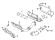 2023 Ram 1500 Classic Exhaust Pipe Diagram - 68591585AA