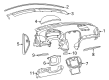 2019 Chrysler 300 Steering Column Cover Diagram - 6LG79AAAAA