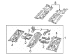 Jeep Renegade Front Cross-Member Diagram - 68456772AB