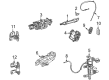 Jeep Door Latch Cable Diagram - 68499687AA