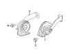 2020 Dodge Charger Horn Diagram - 68238001AC