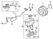 2020 Jeep Gladiator Brake Booster Vacuum Hose Diagram - 68358377AB