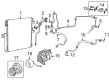Ram 3500 A/C Compressor Diagram - 55111444AD