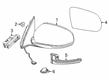 Jeep Cherokee Car Mirror Diagram - 7KT71GW7AA