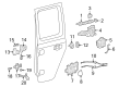 Jeep Gladiator Door Handle Diagram - 6ZA09MBJAB
