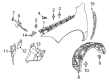 Ram Fender Diagram - 68054339AJ