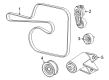 2022 Jeep Grand Cherokee L Drive Belt Diagram - 68448596AA