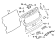Jeep Renegade Tailgate Handle Diagram - 6XJ24TZZAA