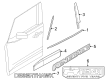 2023 Jeep Renegade Door Moldings Diagram - 7SR55LXHAA