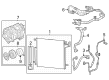 2024 Jeep Grand Cherokee A/C Condenser Diagram - 68377850AA