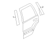 2022 Dodge Durango Door Moldings Diagram - 57010261AJ