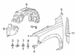 Ram Fender Diagram - 68632533AA