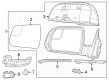 Jeep Wagoneer L Mirror Cover Diagram - 7HM11TZZAA