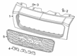 2022 Ram ProMaster 1500 Grille Diagram - 6ZH40JXWAA