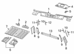 Jeep Gladiator Sun Visor Diagram - 6BR75TX7AO