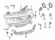 Ram Headlight Diagram - 68360179AD
