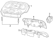 2023 Jeep Grand Cherokee Engine Cover Diagram - 68414305AA
