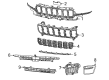 2022 Jeep Grand Cherokee L Grille Diagram - 7CW12GXHAC