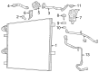 Jeep Grand Wagoneer L Radiator Diagram - 68468128AA
