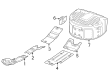 2023 Jeep Wagoneer L Exhaust Heat Shield Diagram - 68510741AA