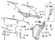 Jeep Gladiator Windshield Wiper Diagram - 68382427AC