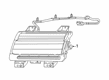 Jeep Gladiator Side Marker Light Diagram - 55112884AG