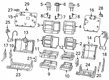 2022 Jeep Gladiator Seat Cover Diagram - 7CC55TX7AA