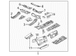 Dodge Challenger Front Cross-Member Diagram - 68174058AB