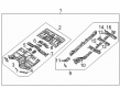 Jeep Front Cross-Member Diagram - 68424693AA