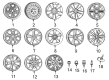 2007 Chrysler 300 Spare Wheel Diagram - 4895689AA