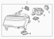 2021 Jeep Grand Cherokee Headlight Diagram - 68426872AD