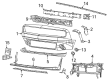 2023 Dodge Challenger Air Deflector Diagram - 68258746AB