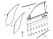 Jeep Grand Cherokee L Door Seal Diagram - 68376034AB