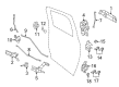 2022 Ram 1500 Classic Door Hinge Diagram - 68058536AE