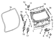 2020 Jeep Compass Weather Strip Diagram - 68339985AA
