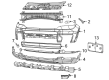Jeep Grand Cherokee L Bumper Diagram - 68538442AA
