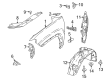 2022 Jeep Compass Wheelhouse Diagram - 68448353AA